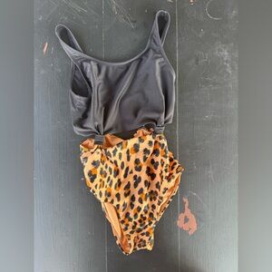 Art Class Black and Orange Swimwear
